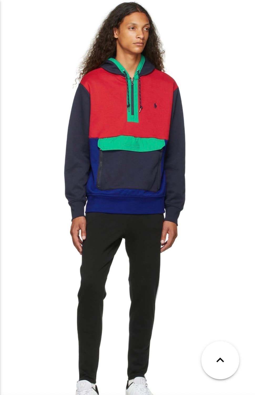 폴로 랄프로렌 컬러블록 아노락 후드티 상품이미지4