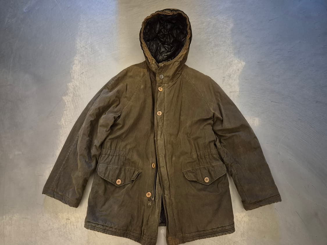 00s C.P COMPANY 왁스드 후드 파카 상품이미지1