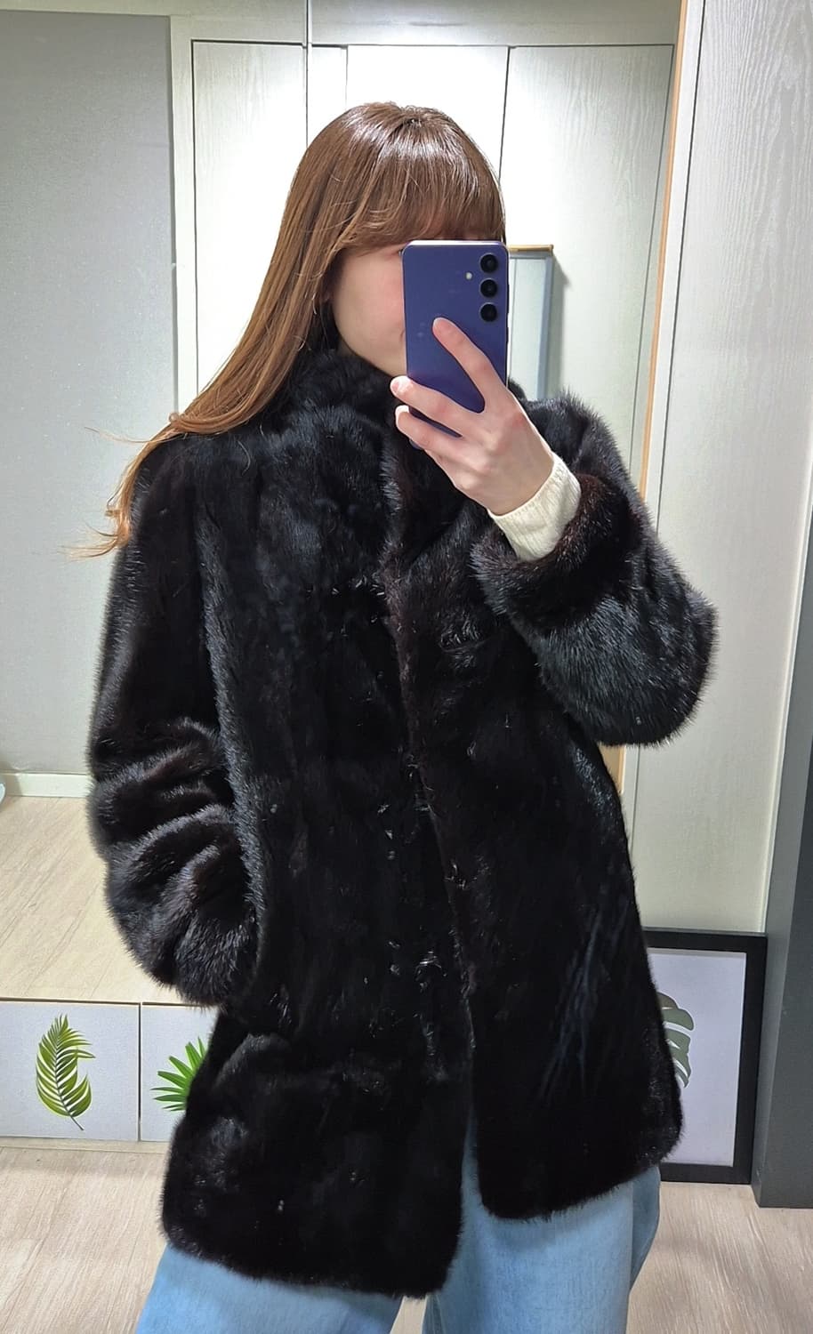 블랙밍크퍼.Mink Fur.Vintage 상품이미지6