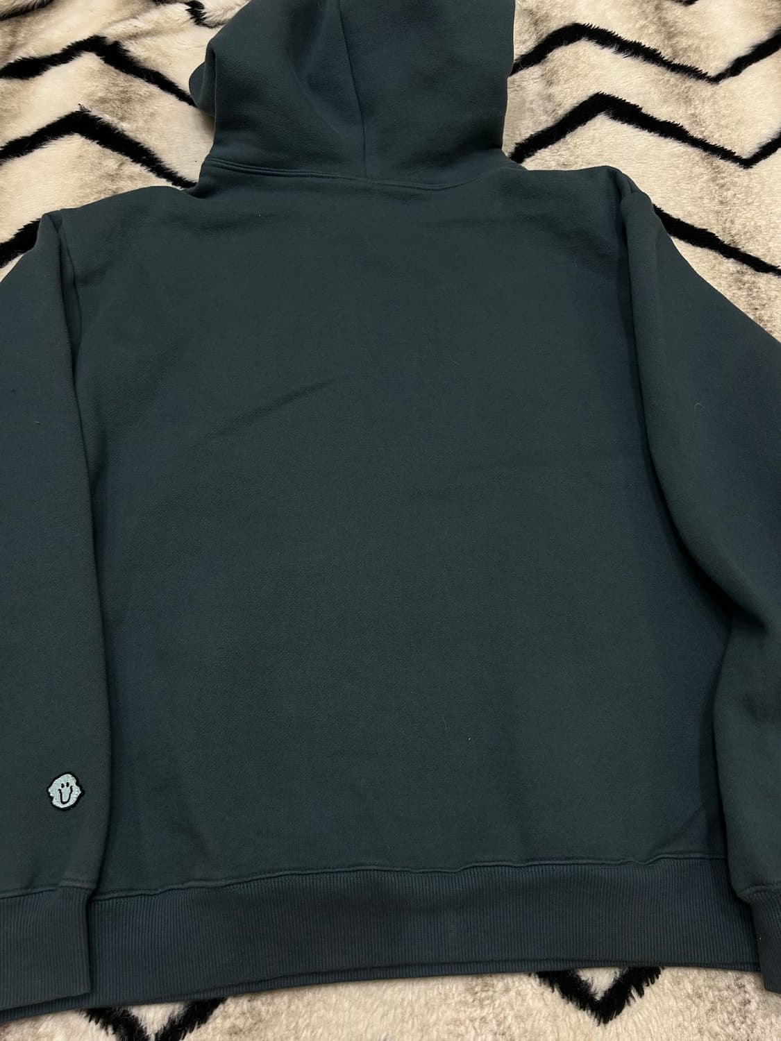 [M]나이키고스트클럽 오버핏 스켈레톤 후드/그린/기모 상품이미지4