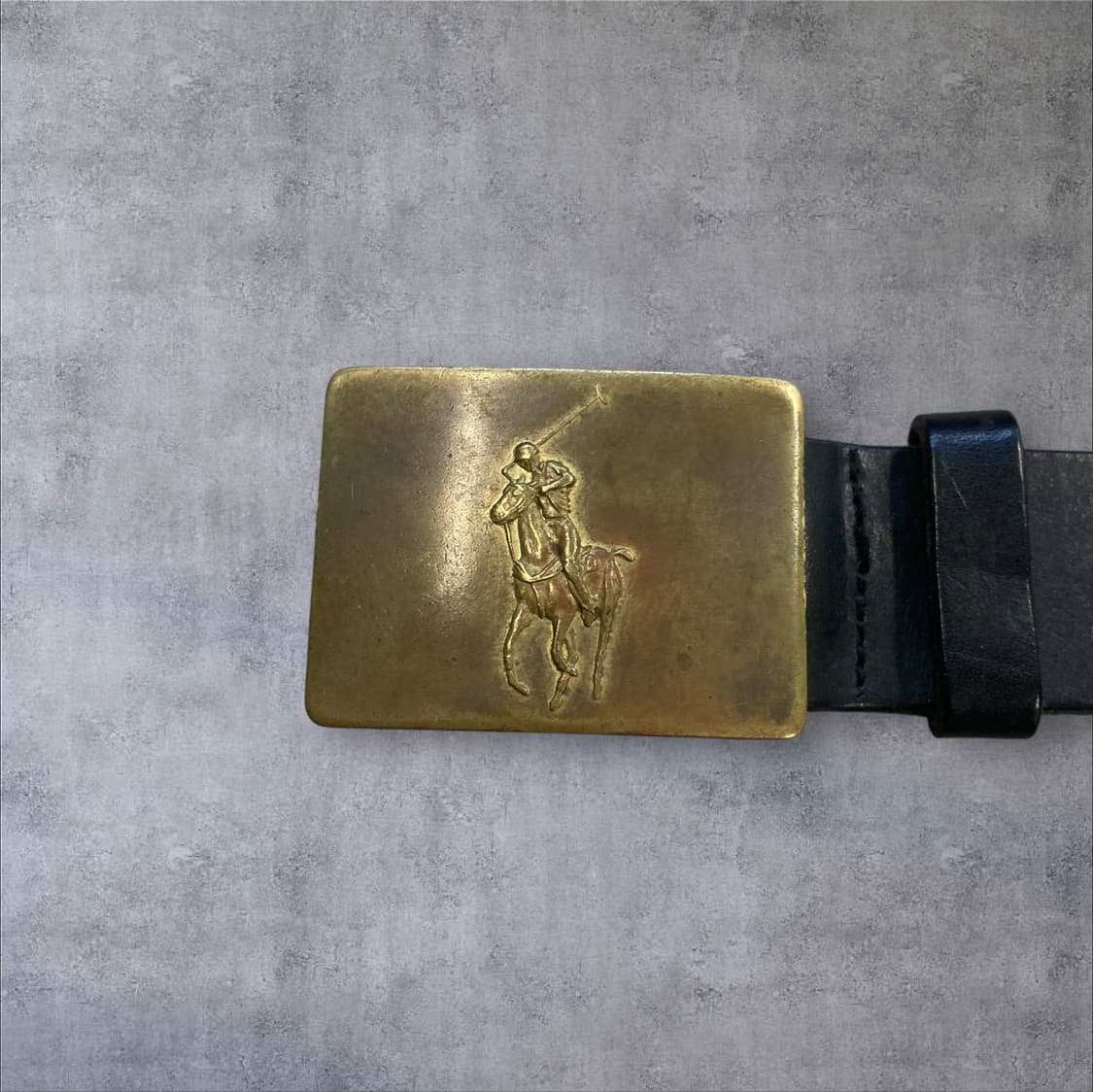 폴로 랄프로렌 블랙 가죽 벨트 상품이미지2