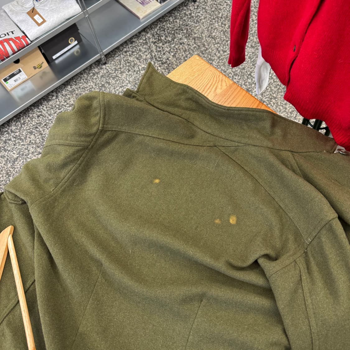 60s US Army 미군 OG-108 울 필드 셔츠 (M)   상품이미지5