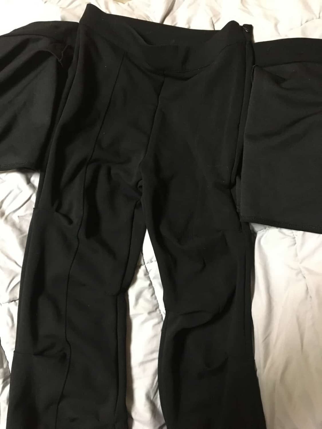 OJOS 오호스 랩 오버 턱 팬츠 상품이미지3