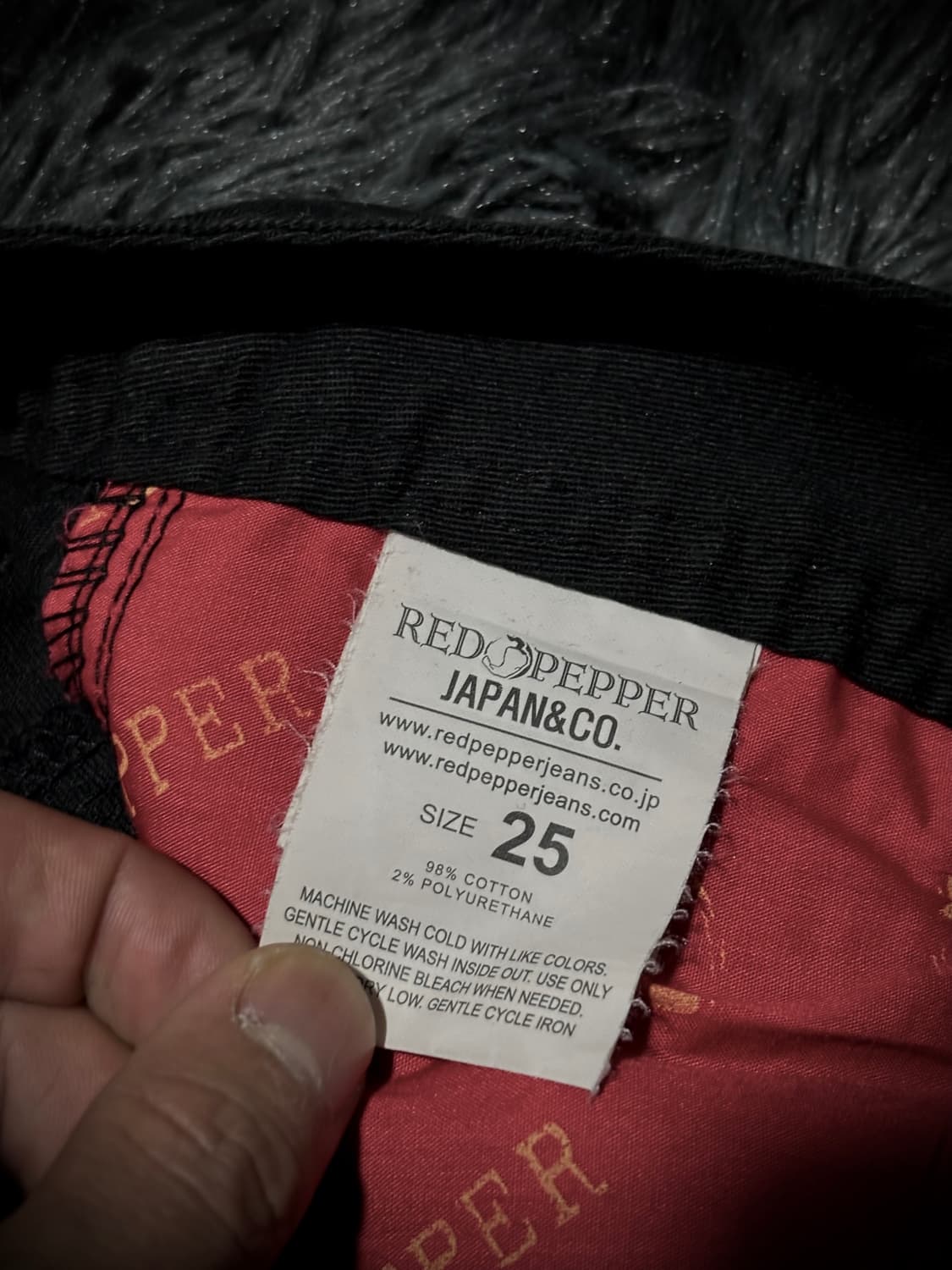 Red Pepper 포켓 지퍼 디테일 블랙 스키니진 상품이미지10