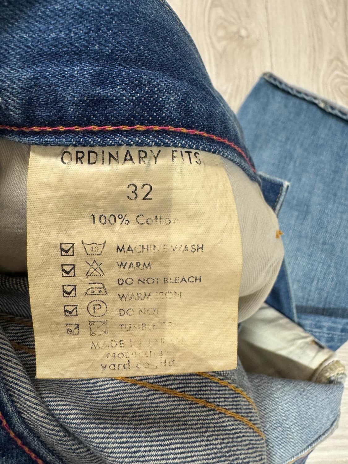 오디너리핏츠 찢청 상품이미지4