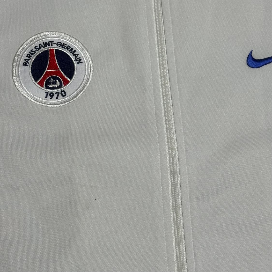 XL 나이키 파리 생제르맹 화이트 배색 트랙탑 상품이미지6