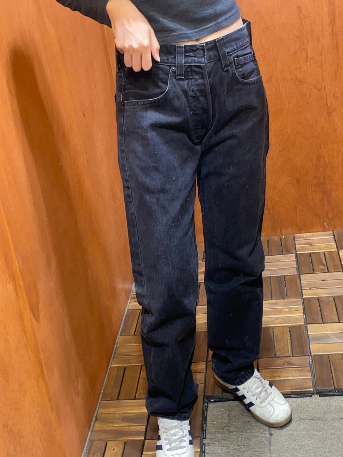 (31) Levi's 501 (리바이스 스트레이트 블랙 데님) 상품이미지2
