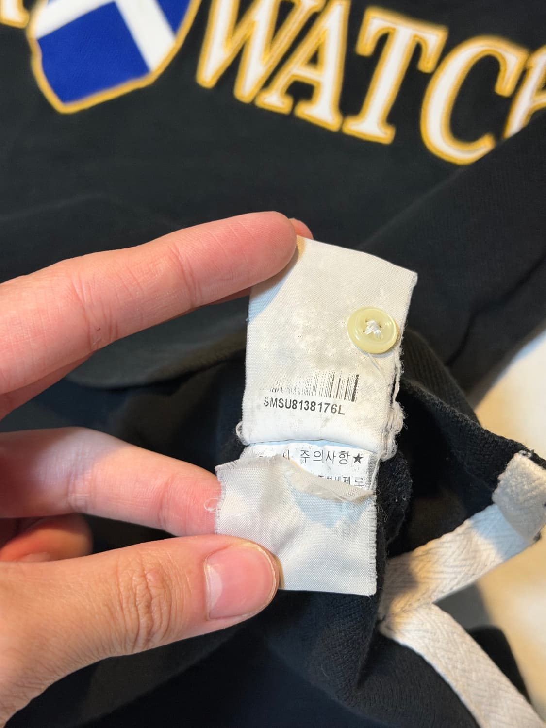 폴로 랄프로렌 빅포니 치프키프 블랙와치 카라티 블랙 상품이미지5