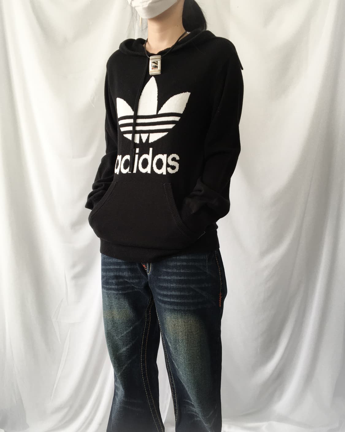 Adidas hood knit 상품이미지1