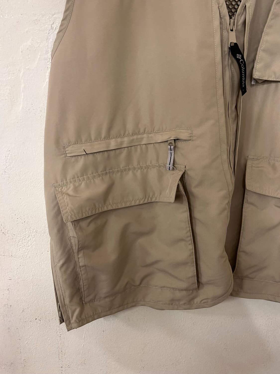 컬럼비아 남성 XL 베이지색 낚시 조끼 상품이미지4