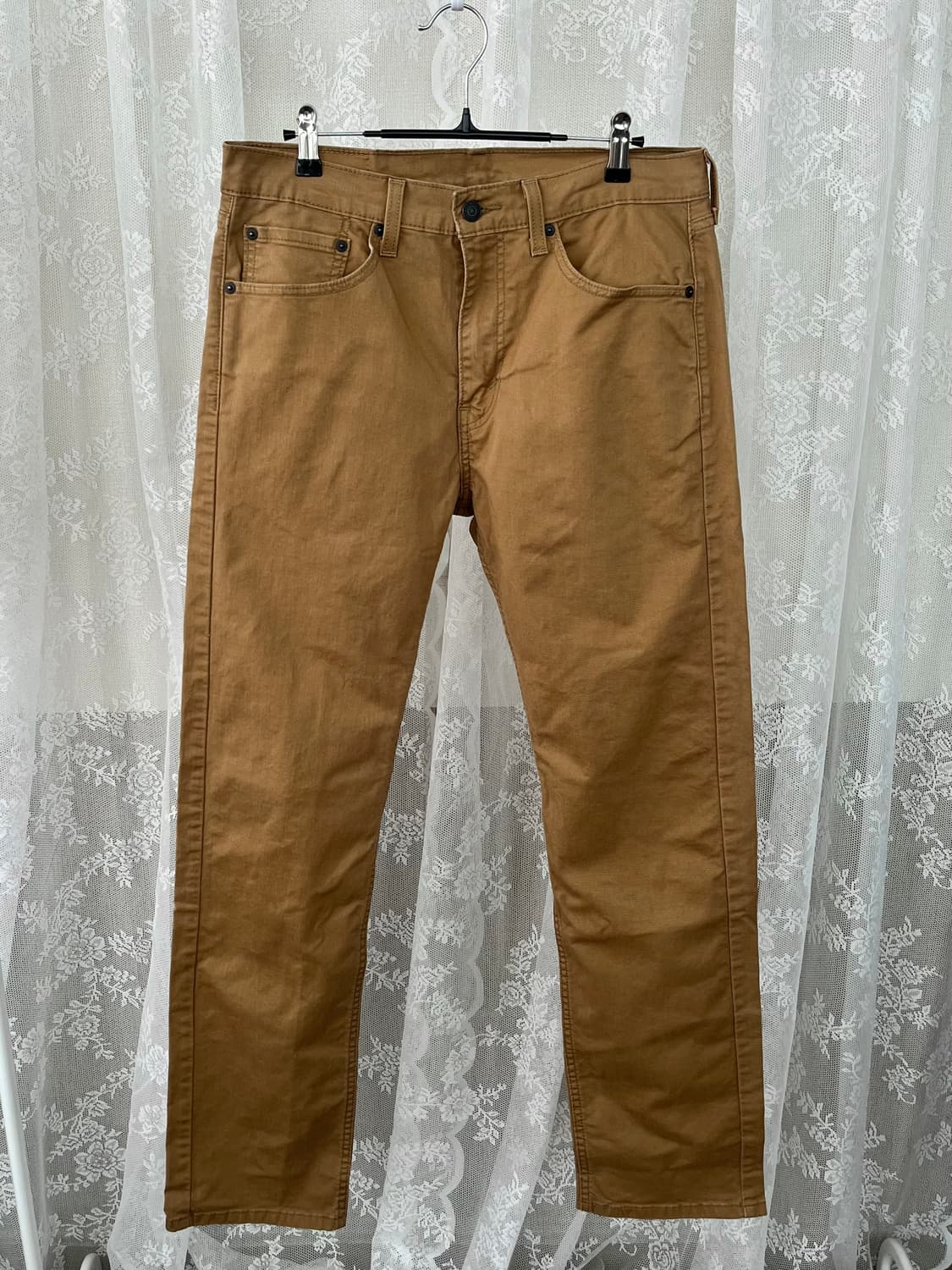32) 리바이스 505 브라운 코튼 팬츠 상품이미지1