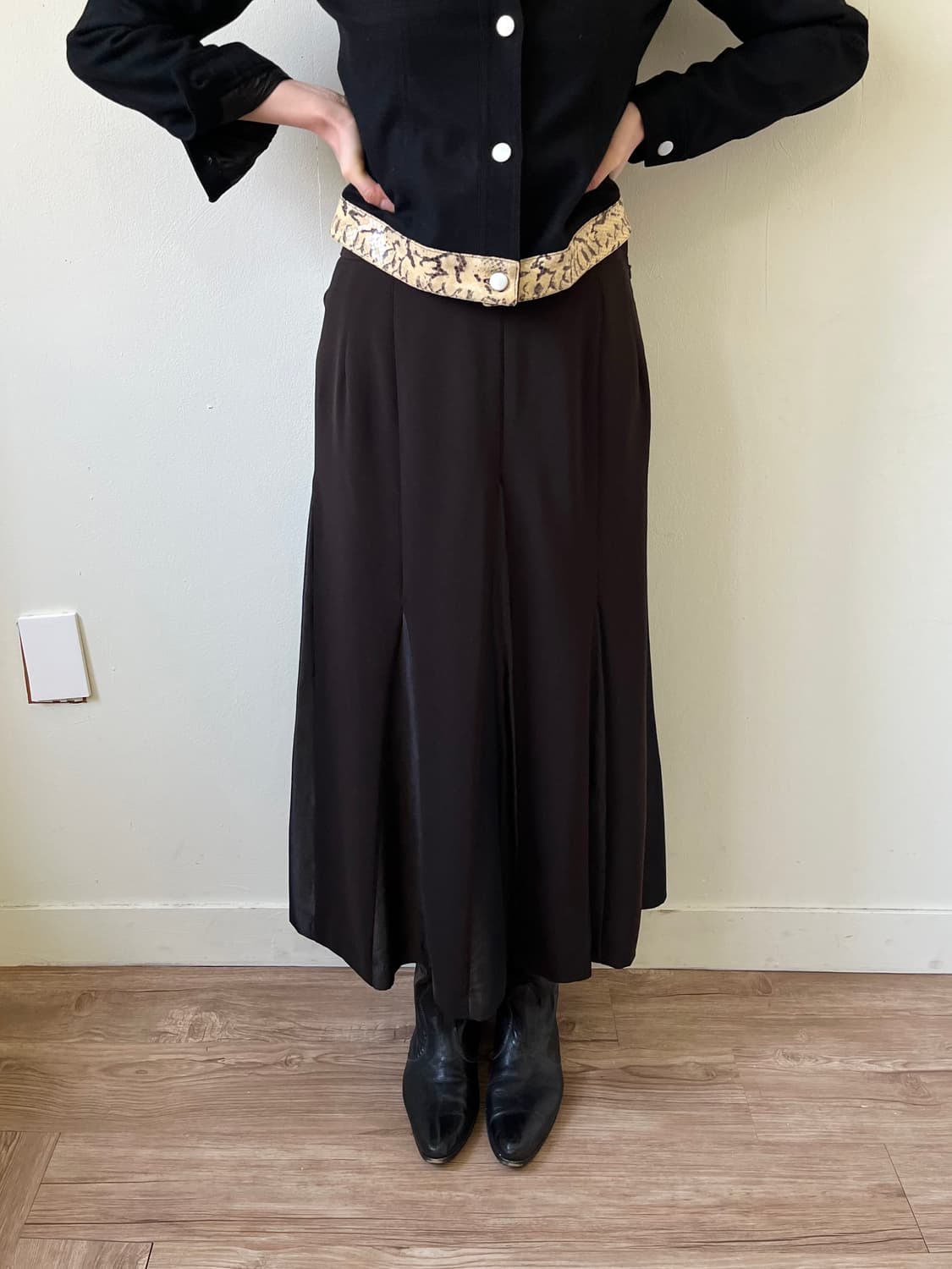 PAPION 멀티 패턴 스커트 상품이미지5