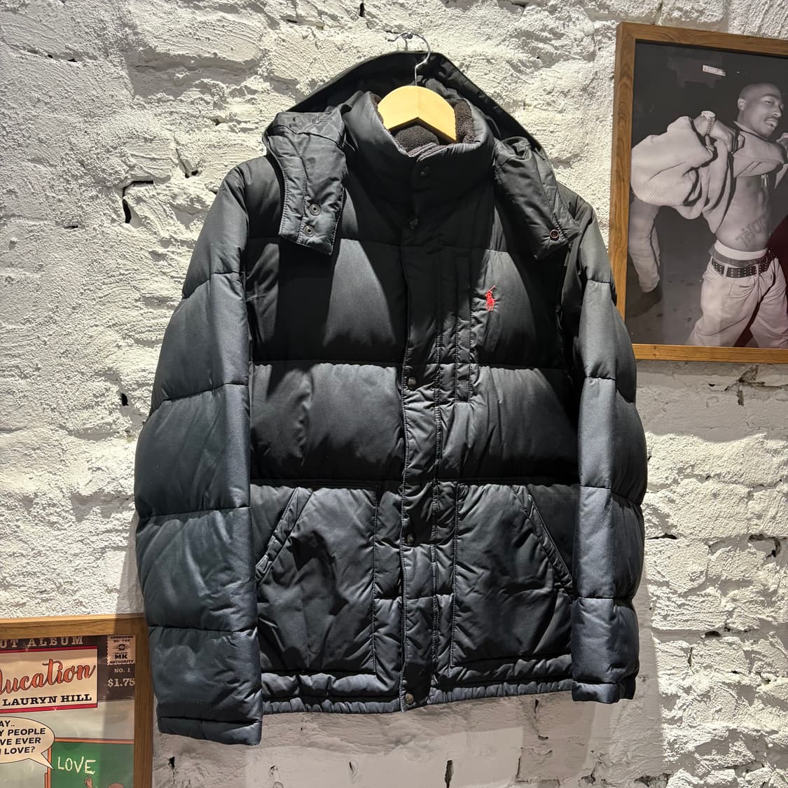 폴로 래드포니 빈티지 후드패딩 상품이미지1