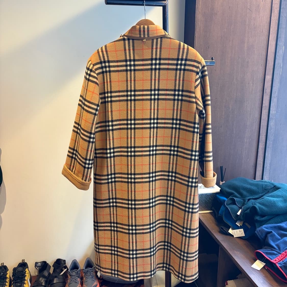 15765 - 버버리 노바 체크 실크 코트 (WASHABLE SILK 1 상품이미지7