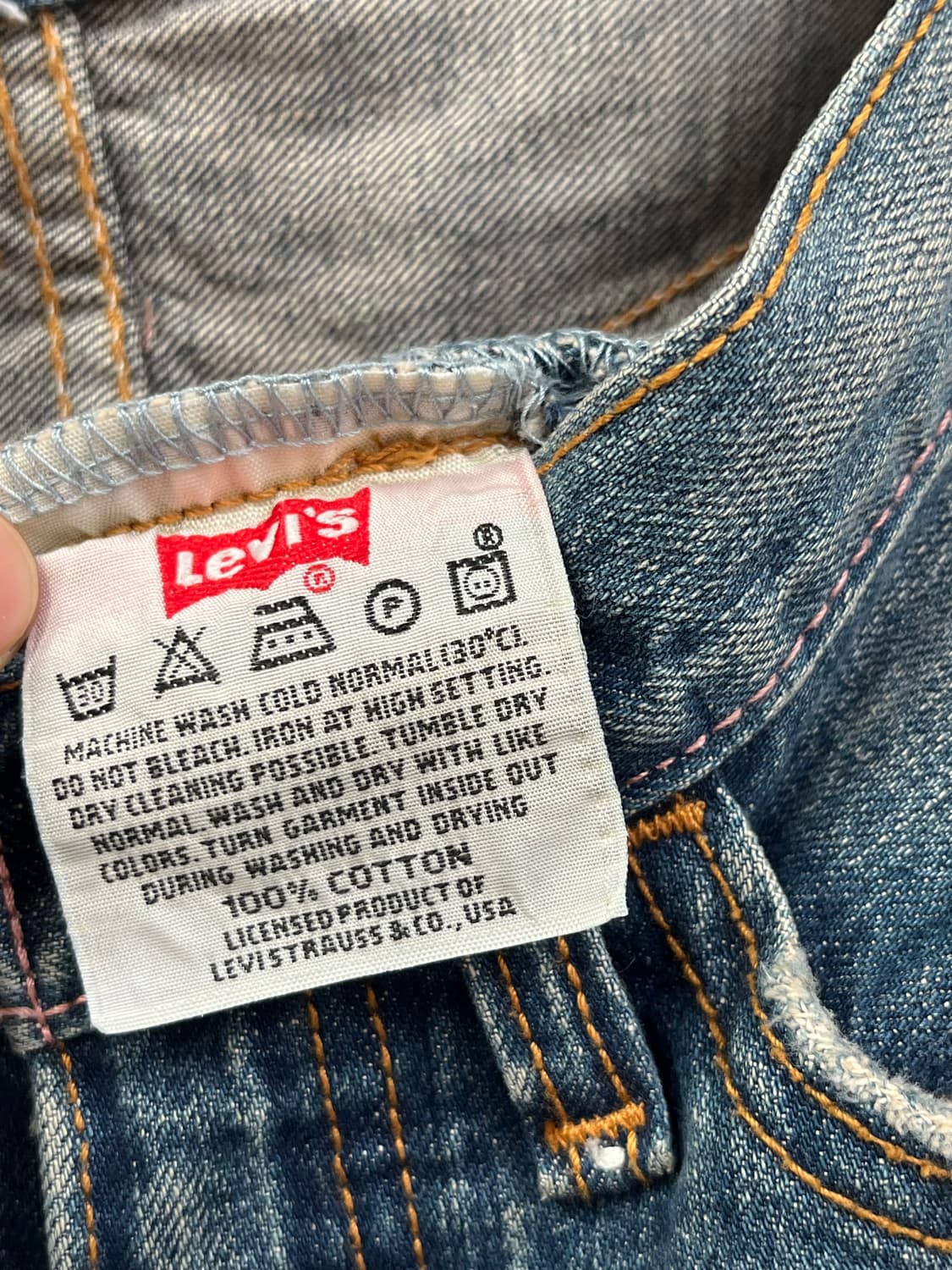 Levis 4S501 데님 스커트 S 상품이미지7