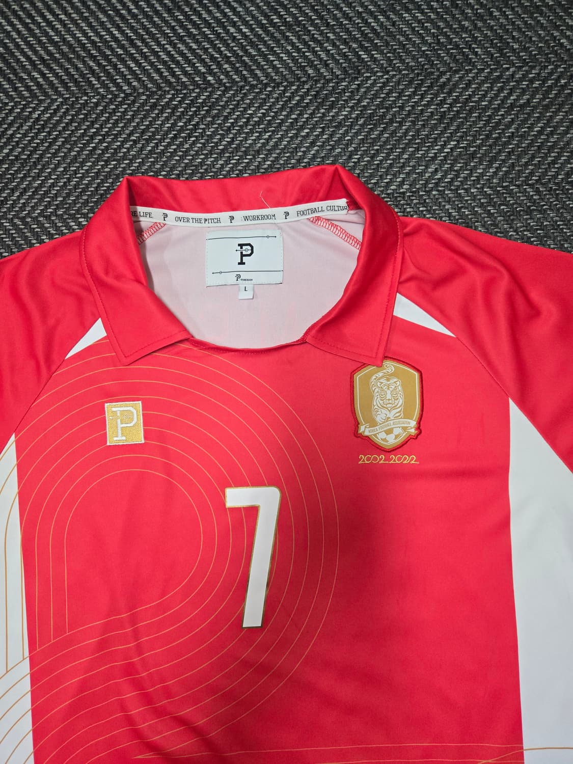 오버더피치 KFA 2002 월드컵 20주년기념 손흥민 유니폼 상품이미지3