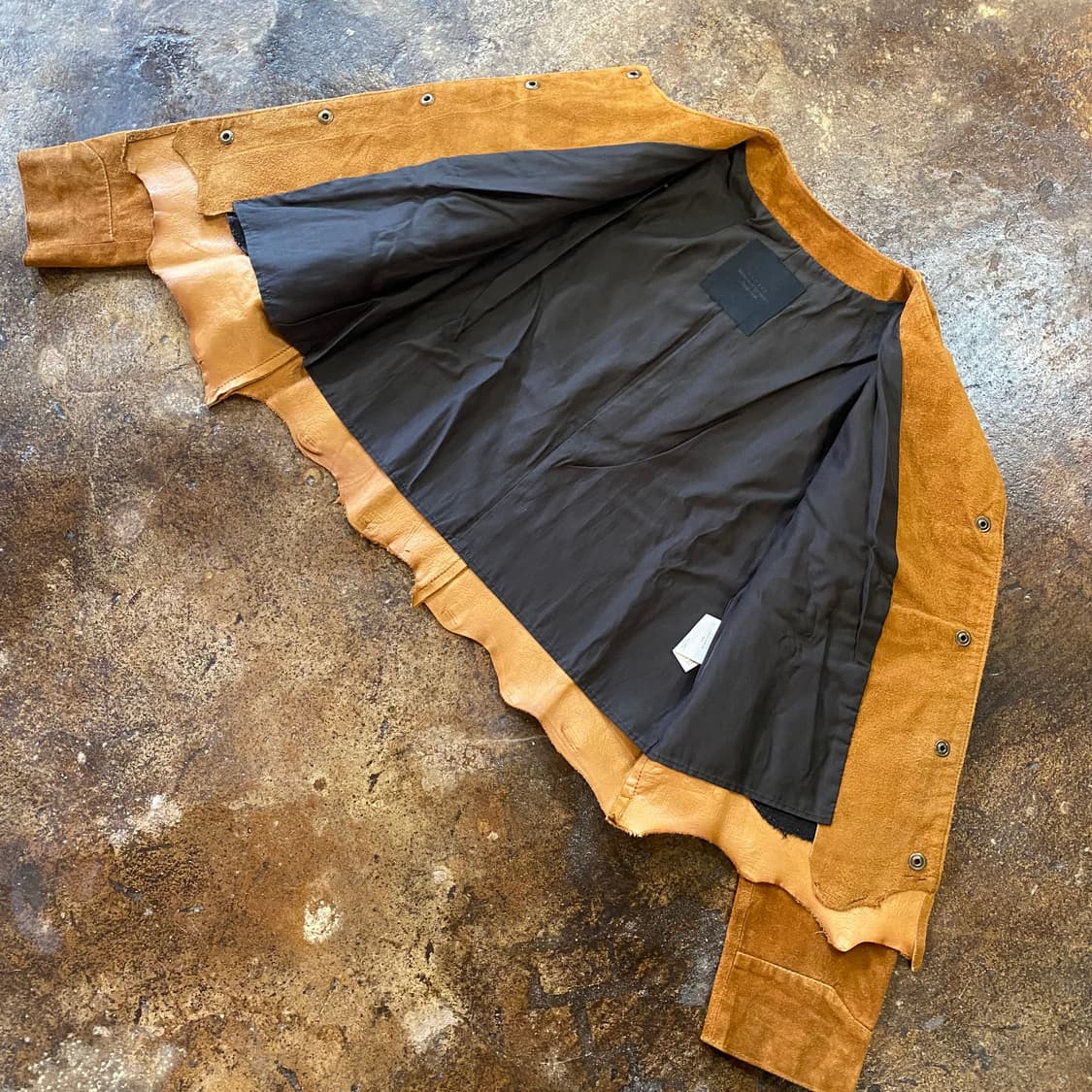 (00) 언유즈드 스웨이드 가죽 자켓 상품이미지3