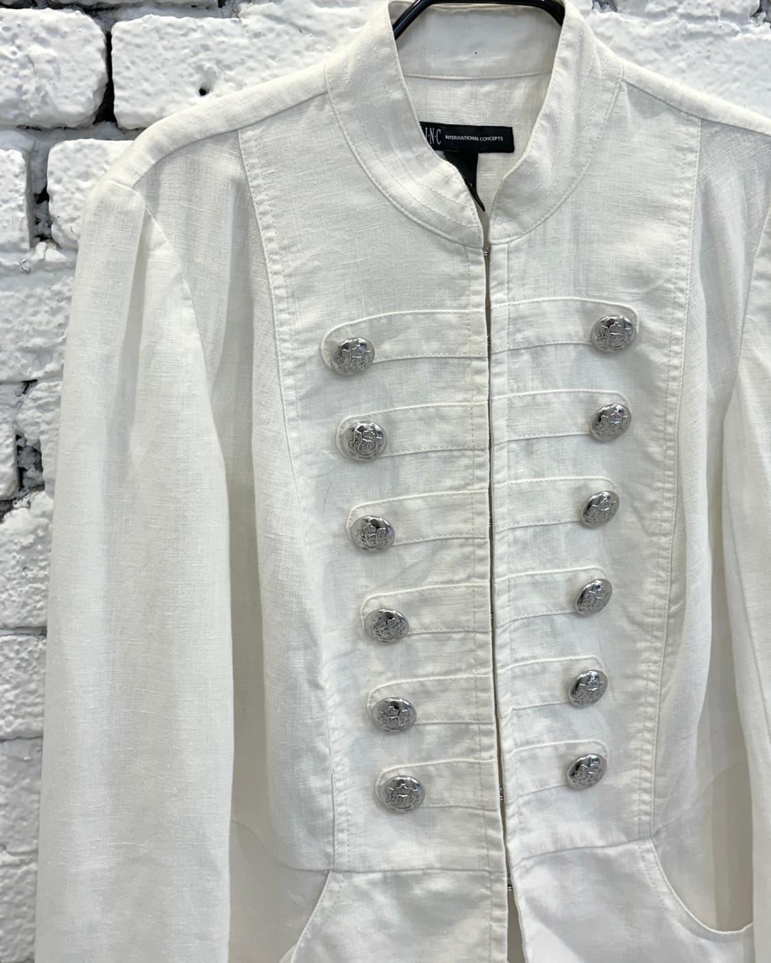 White Napoleon shirt jacket 상품이미지7