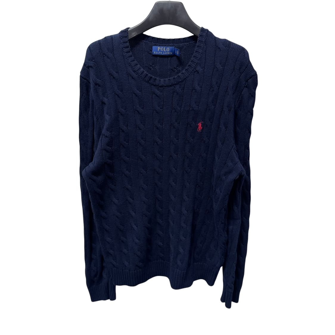 신형 폴로 랄프로렌 네이비 꽈배기 니트 상품이미지2