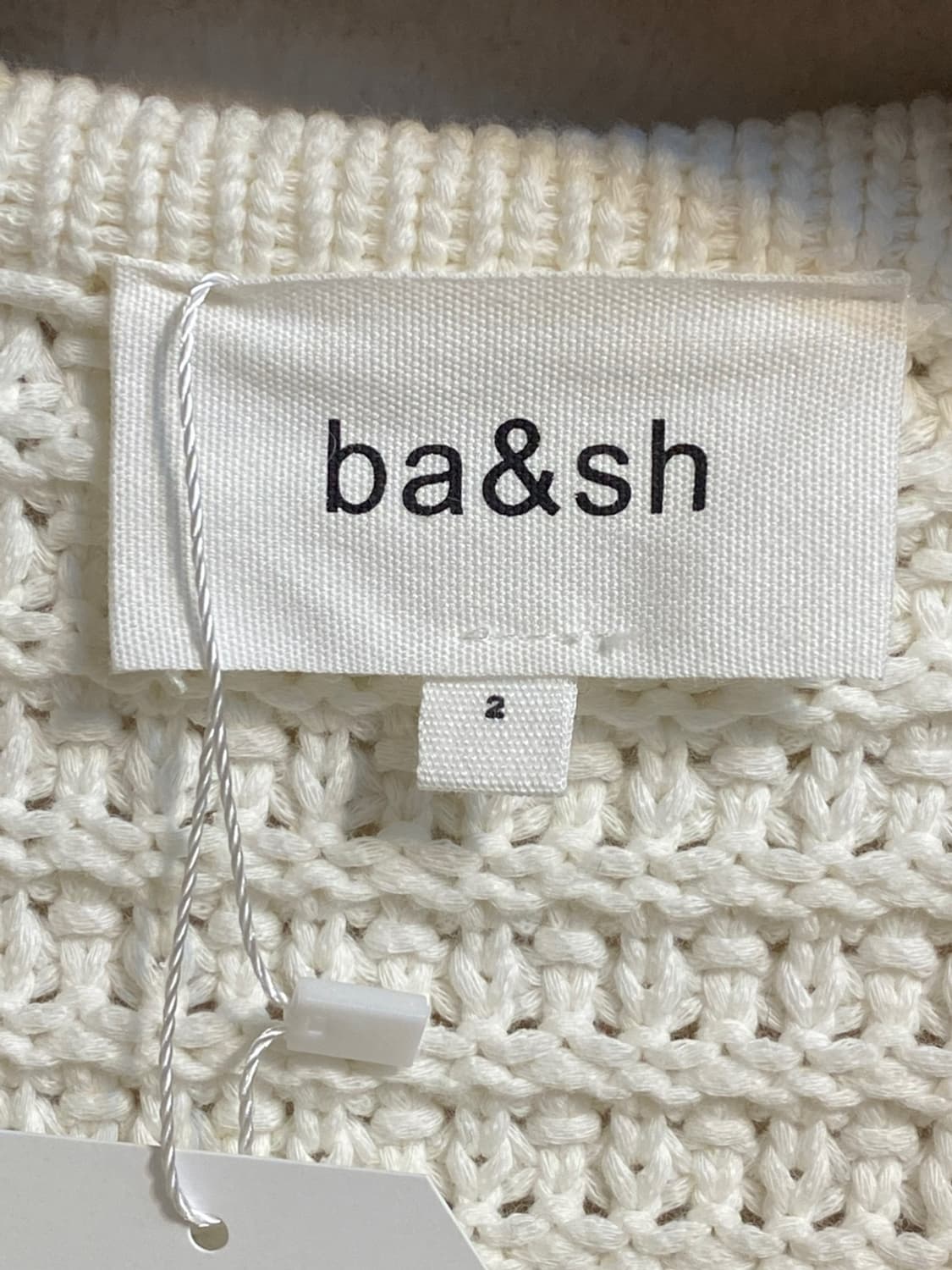 바쉬 크림 니트 가디건 상품이미지3