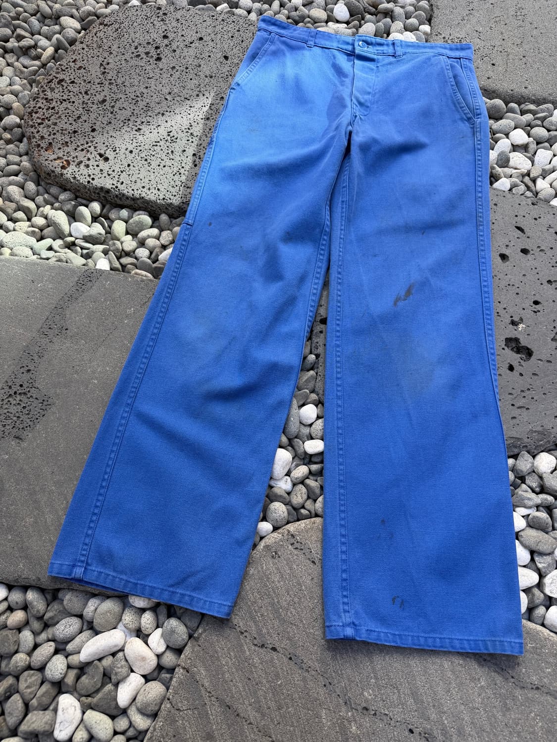 1990s NATURAL DISTRESSED WASHED 프렌치워크팬츠 상품이미지6