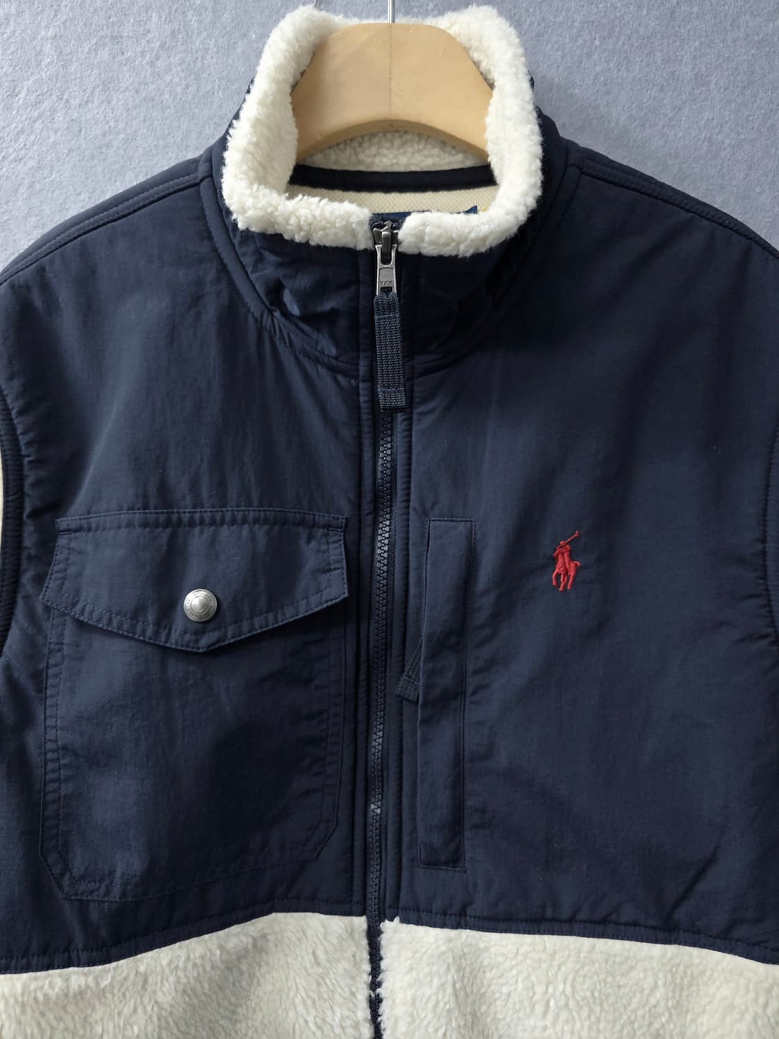 폴로 랄프로렌 쉐르파 플리스 자켓 QR신형 후리스 집업 상품이미지3