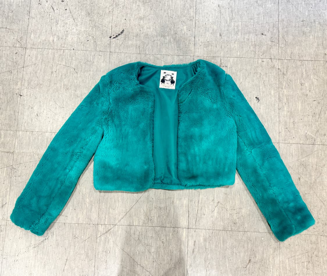 vintage 크롭 페이크 퍼자켓 상품이미지4