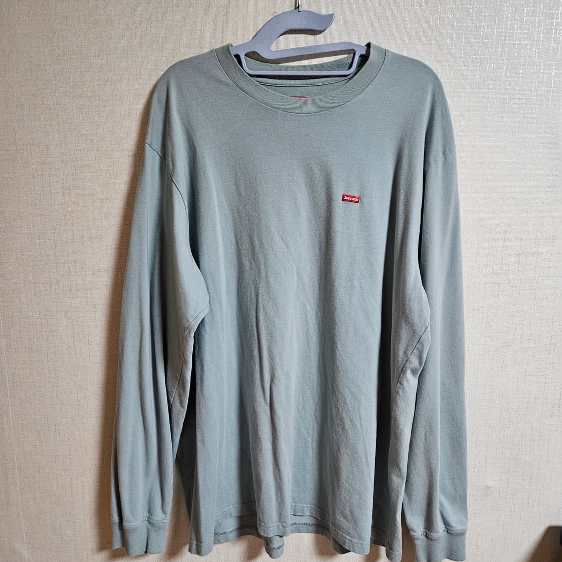 슈프림 스몰박스 롱슬리브 티셔츠 L 라이트 블루 상품이미지1
