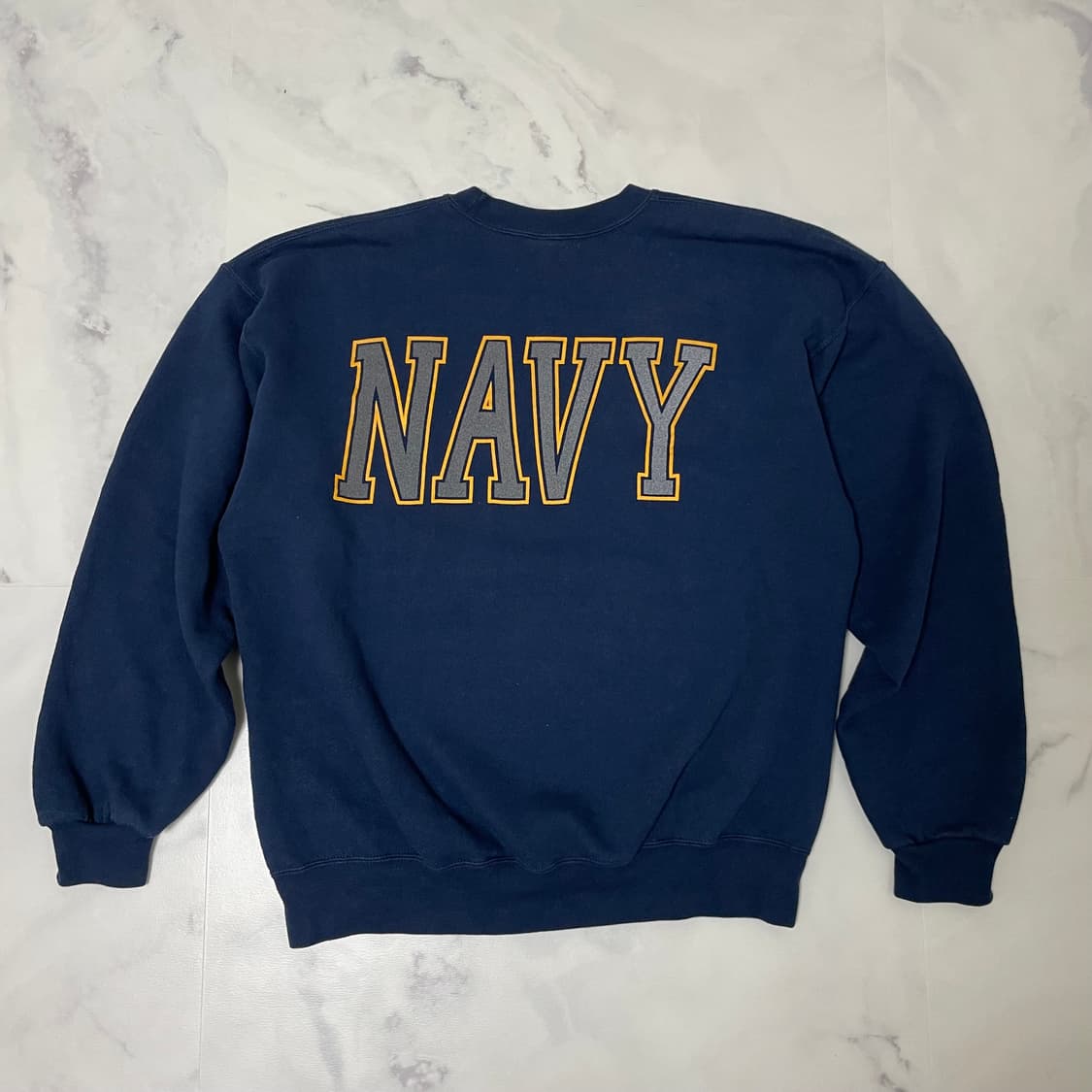 90s SOFFE US NAVY SWEAT 미해군 스웻셔츠 L 상품이미지5