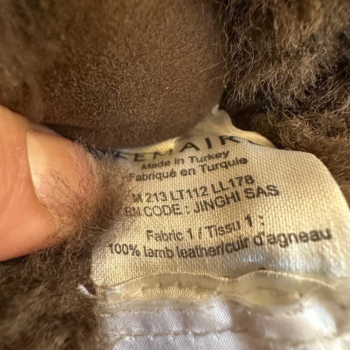 르메르 리버시블 무스탕 48사이즈  상품이미지6