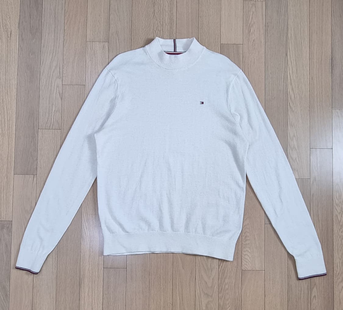 타미힐피거 피마코튼 캐시미어5% 반폴라 니트 L _ 남성 상품이미지2