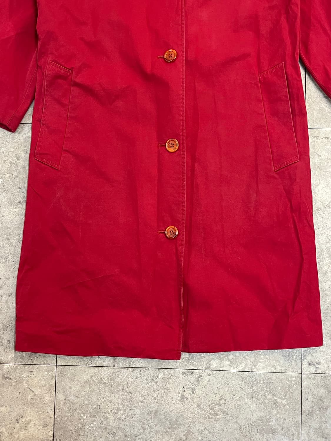 닥스 트렌치 코트 레드 #csz3020 상품이미지5