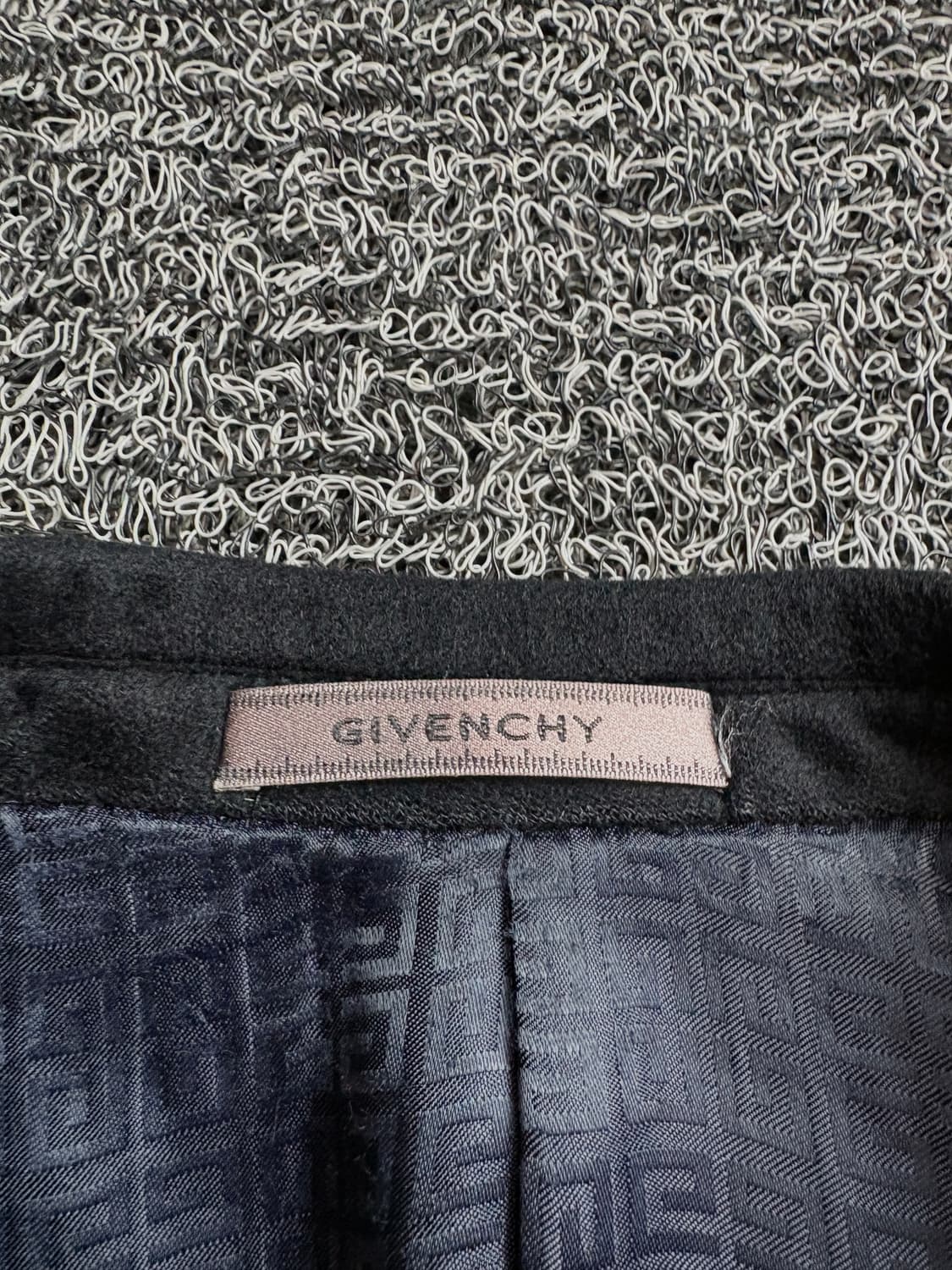 90s 지방시 블랙 캐시미어 울 코트 2603 상품이미지3