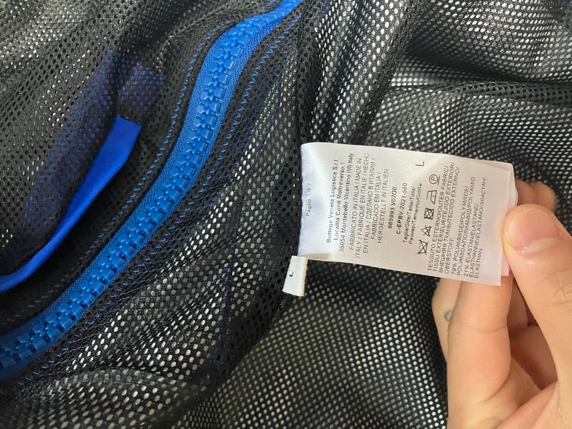 [L] 보테가베네타 윈드브레이커 블루 상품이미지4