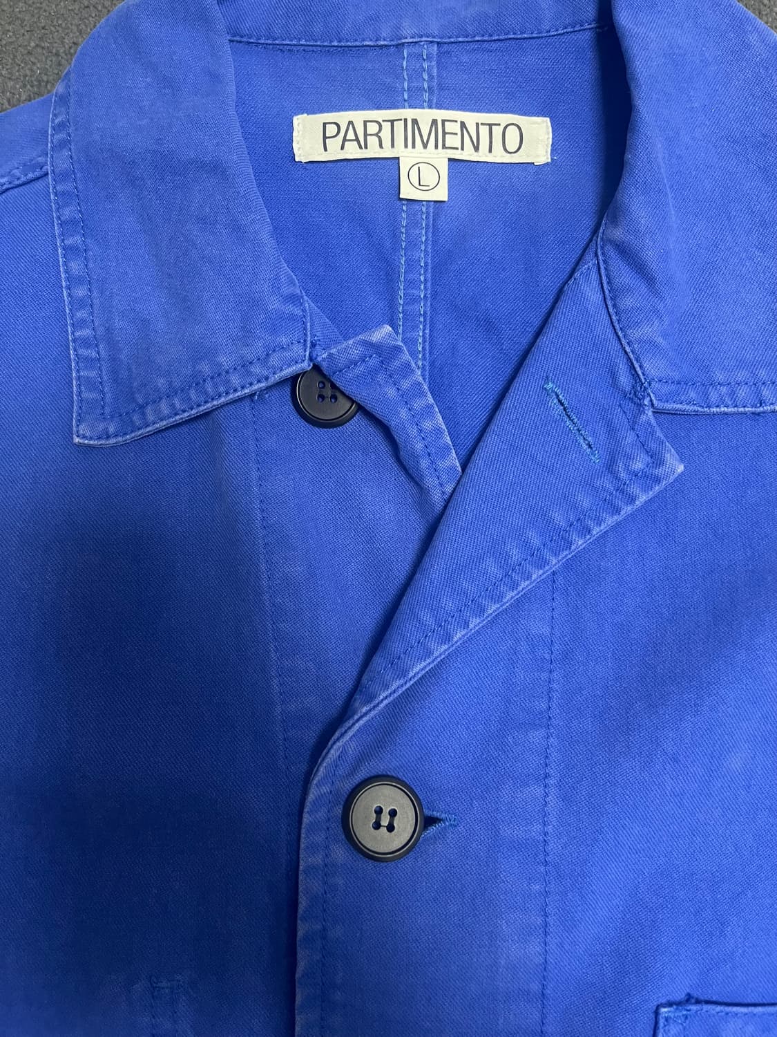 [L] 파르티멘토 워싱 프렌치 워크자켓 새상품 상품이미지2