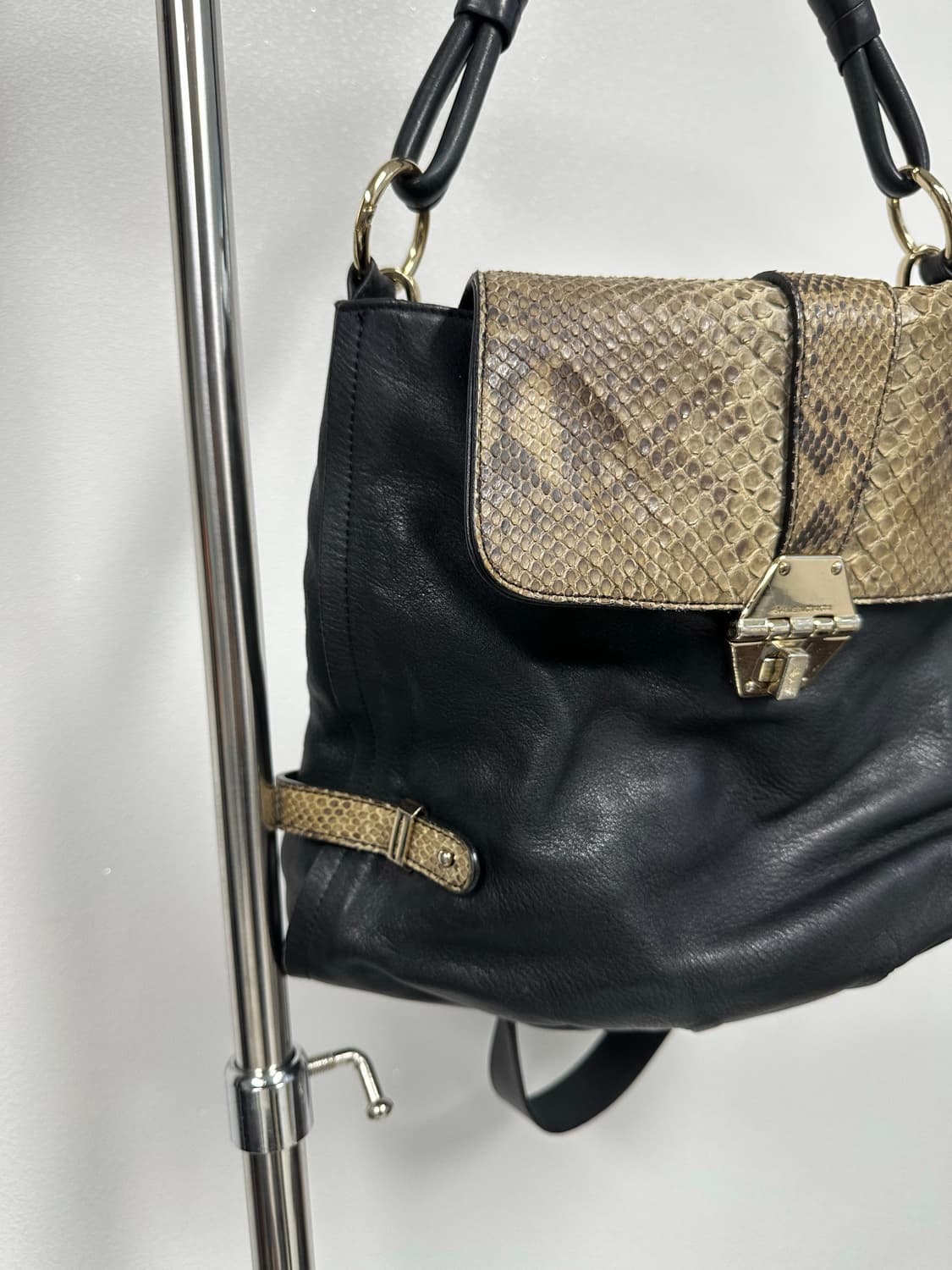 발렌시아가 00s 레더 파이톤 숄더백 상품이미지3