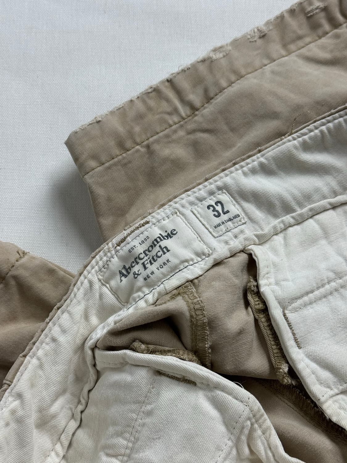 abercrombie 아베크롬비 빈티지 밀리터리 카고 반바지 상품이미지6