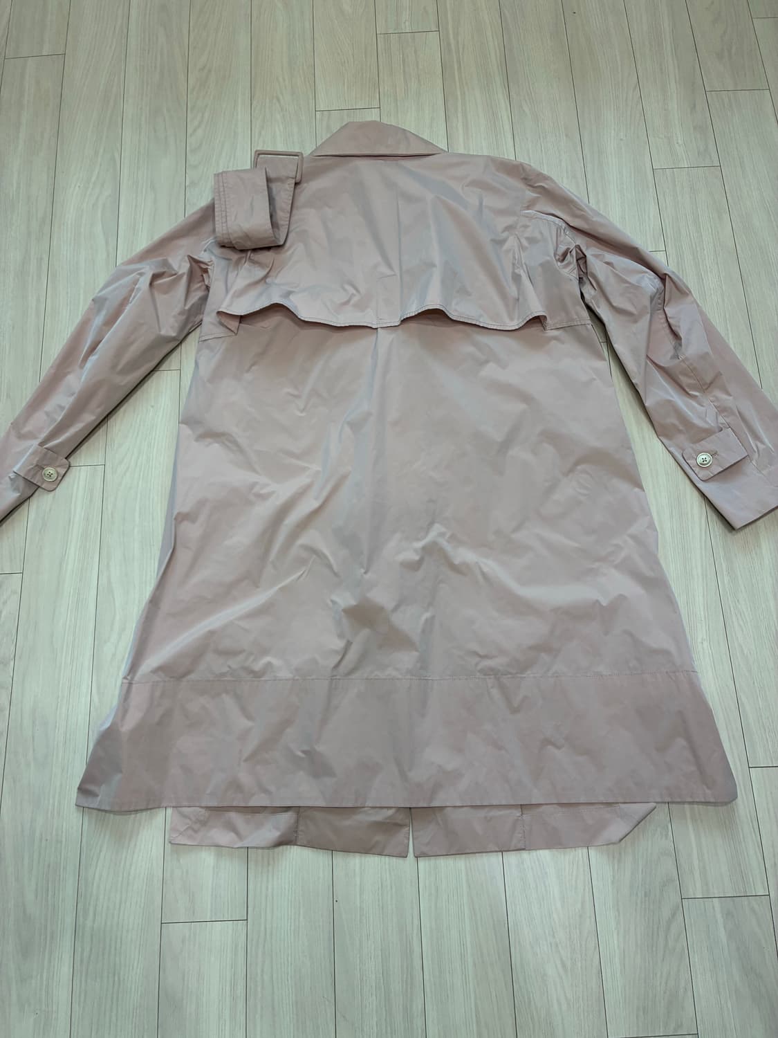 Jil Sander 벨티드 트렌치코트 블러쉬핑크 36 상품이미지3