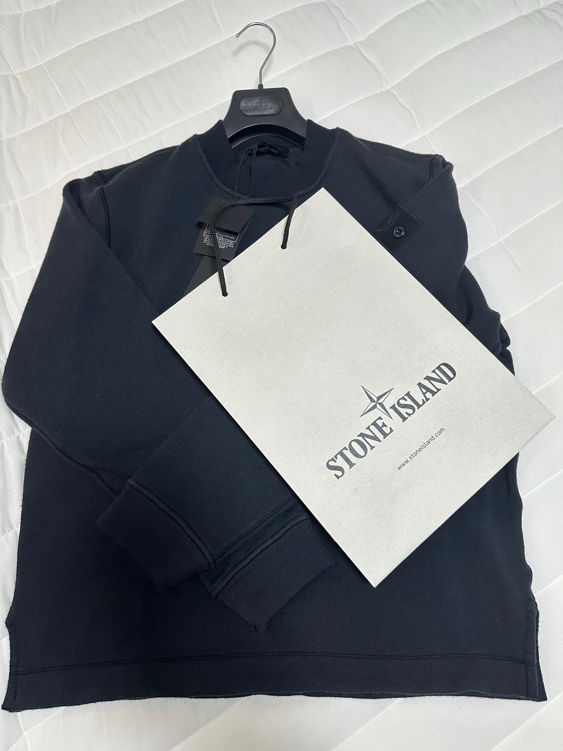 스톤아일랜드 고스트 피스 코튼 저지 크루넥 스웨트셔츠M (새상품) 상품이미지6