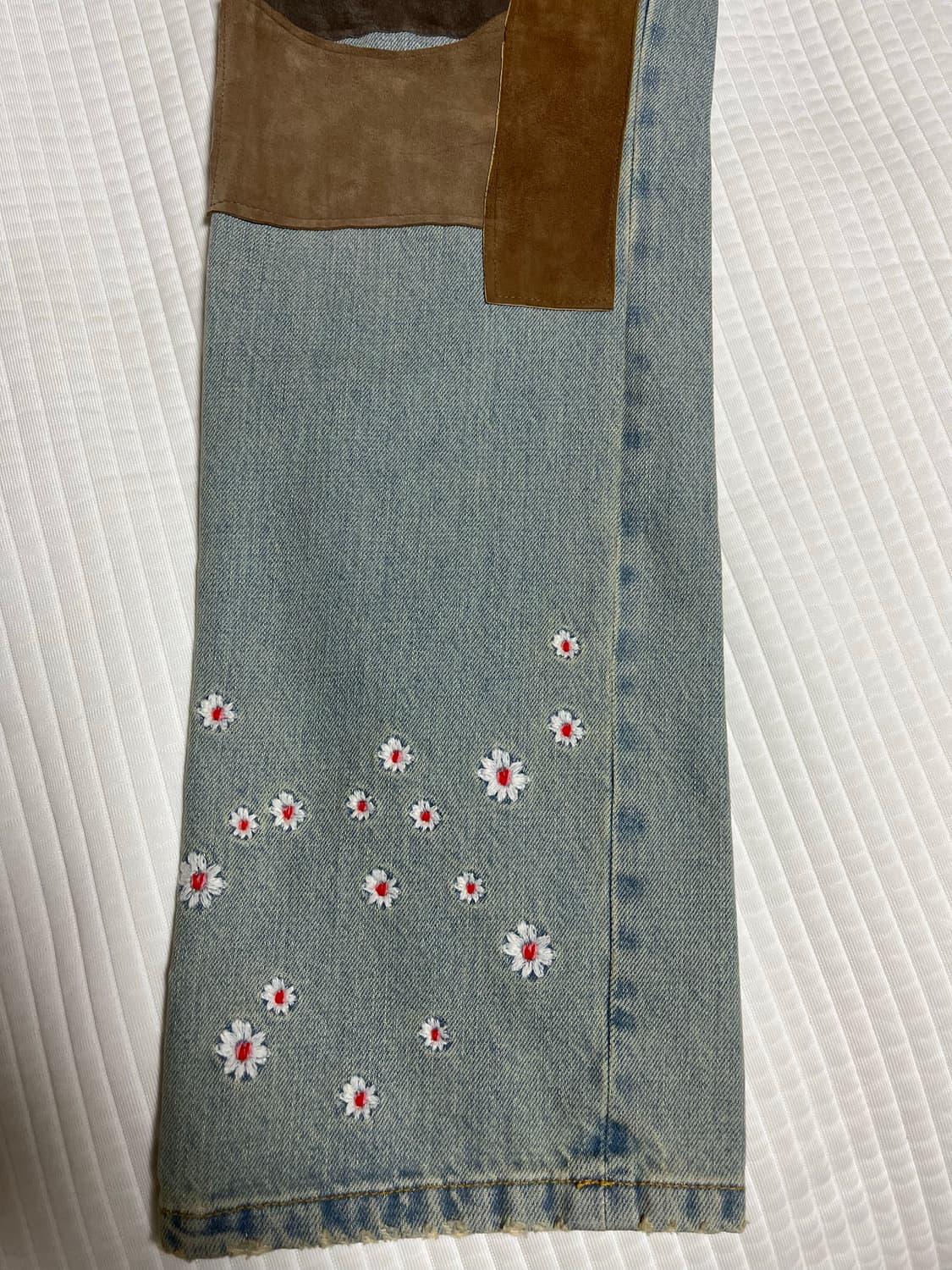 [S] ERL 패치워크 데님팬츠 진 상품이미지4