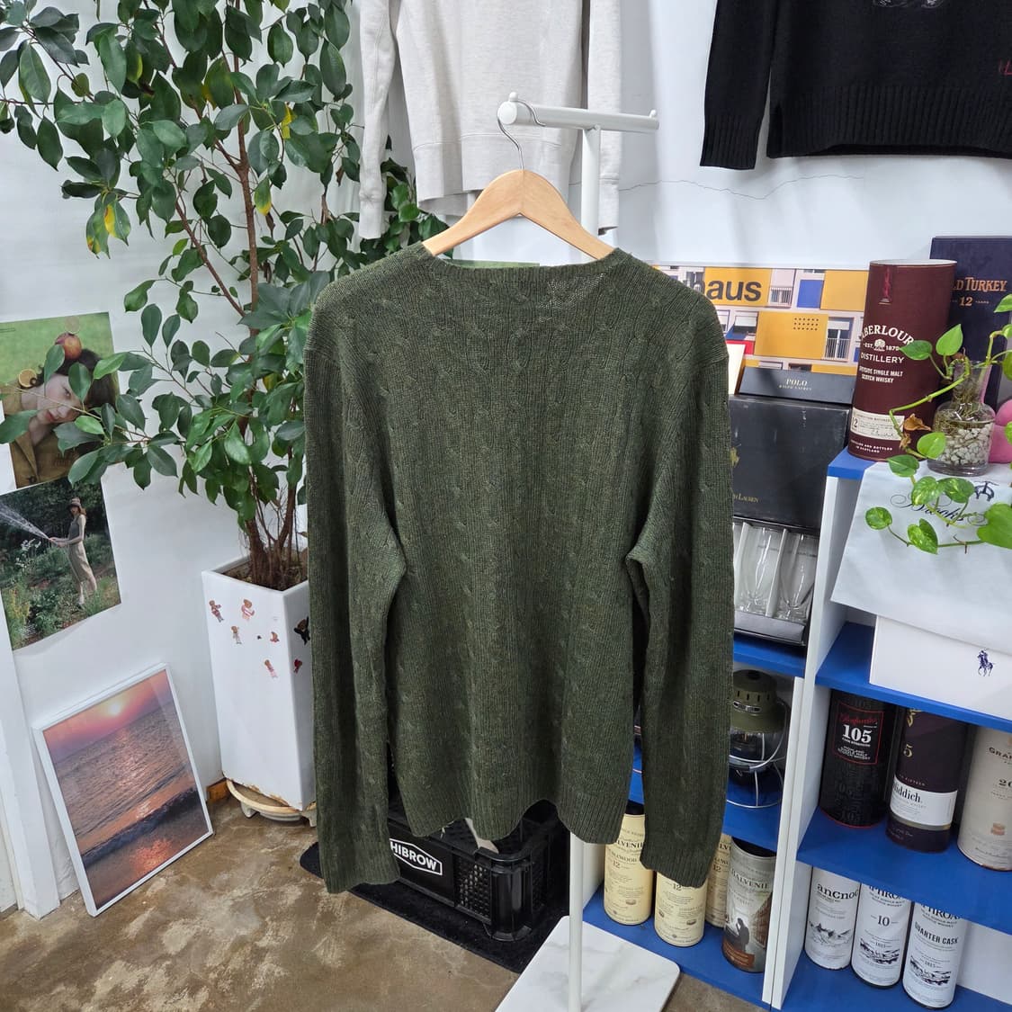 폴로랄프로렌 실크 케이블 니트 XL 상품이미지5