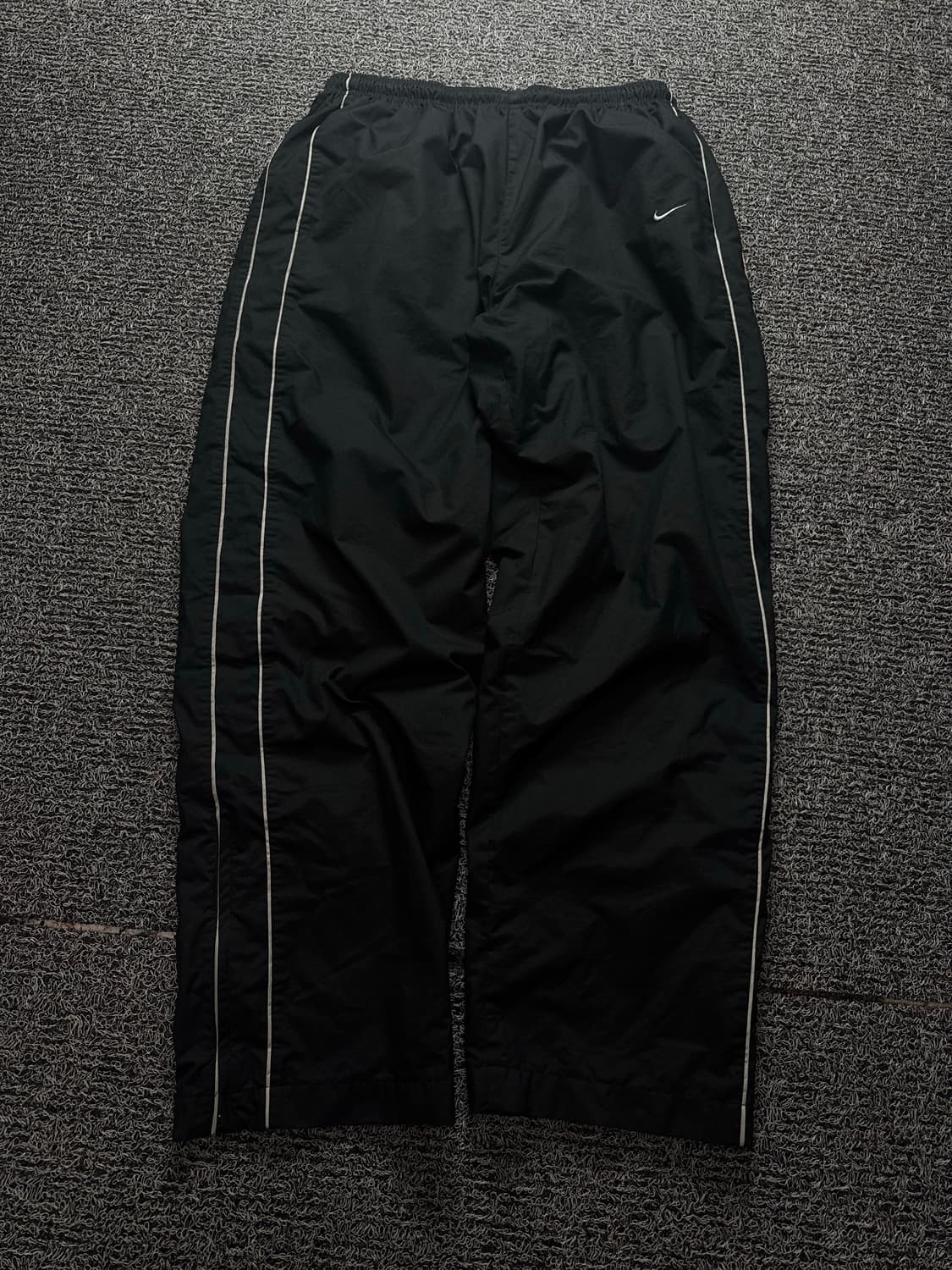 00s 나이키 올드스쿨 아치로고 와이드 우븐 누빔 트랙팬츠 1398 상품이미지2