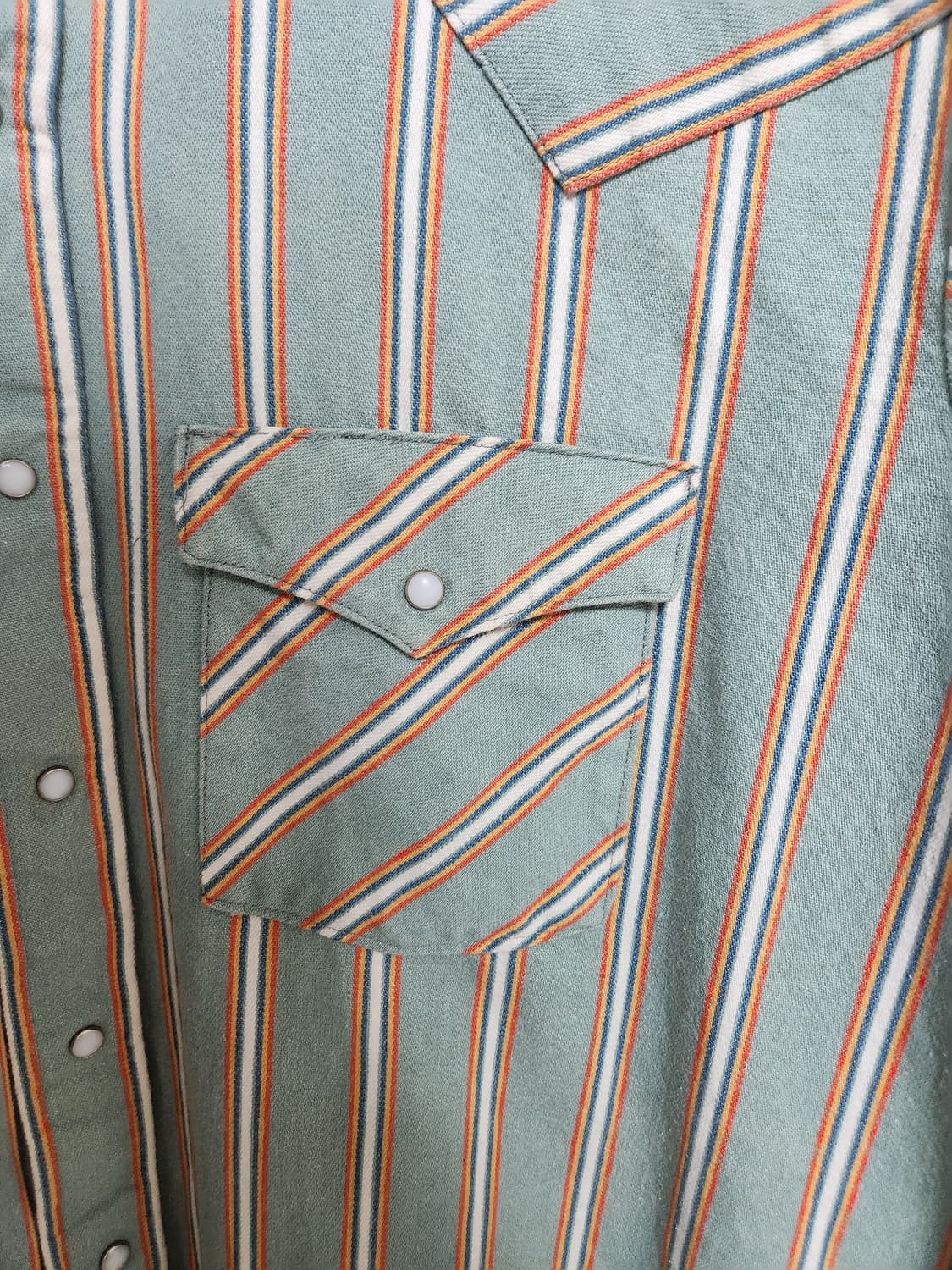 미국빈티지USA 코튼 웨스턴 셔츠 2XL - S92 상품이미지5