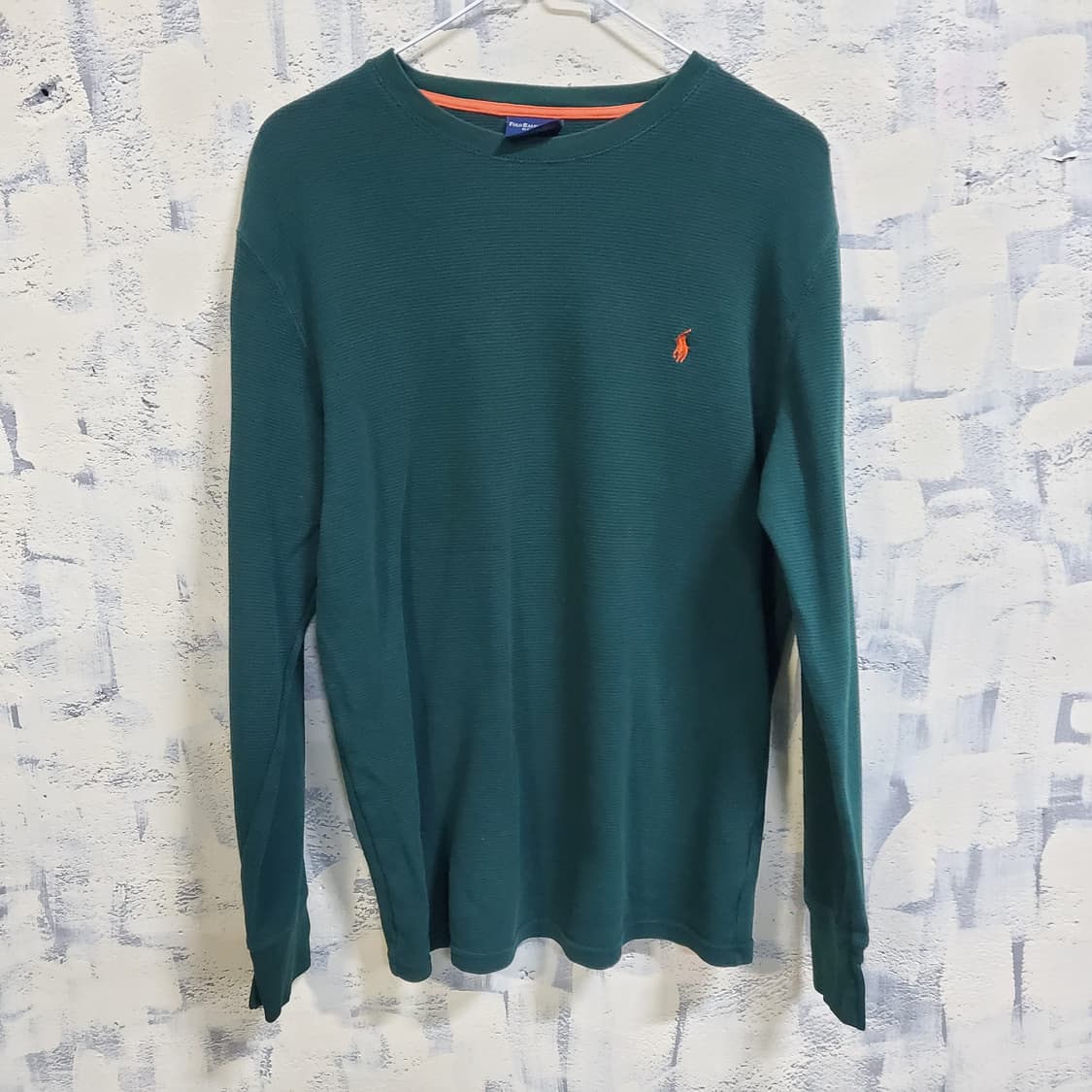 폴로 랄프로렌 와플 긴팔 티셔츠 그린  상품이미지1