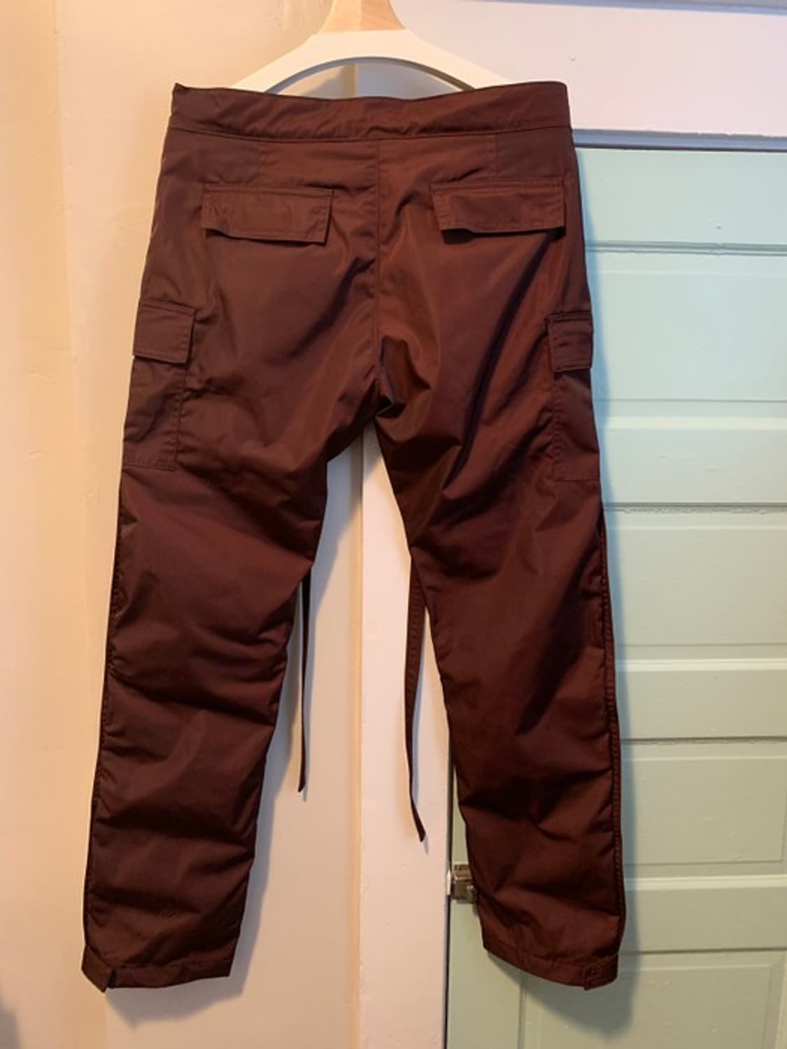 피어오브갓 6th 사이드스냅카고팬츠 버건디 상품이미지3