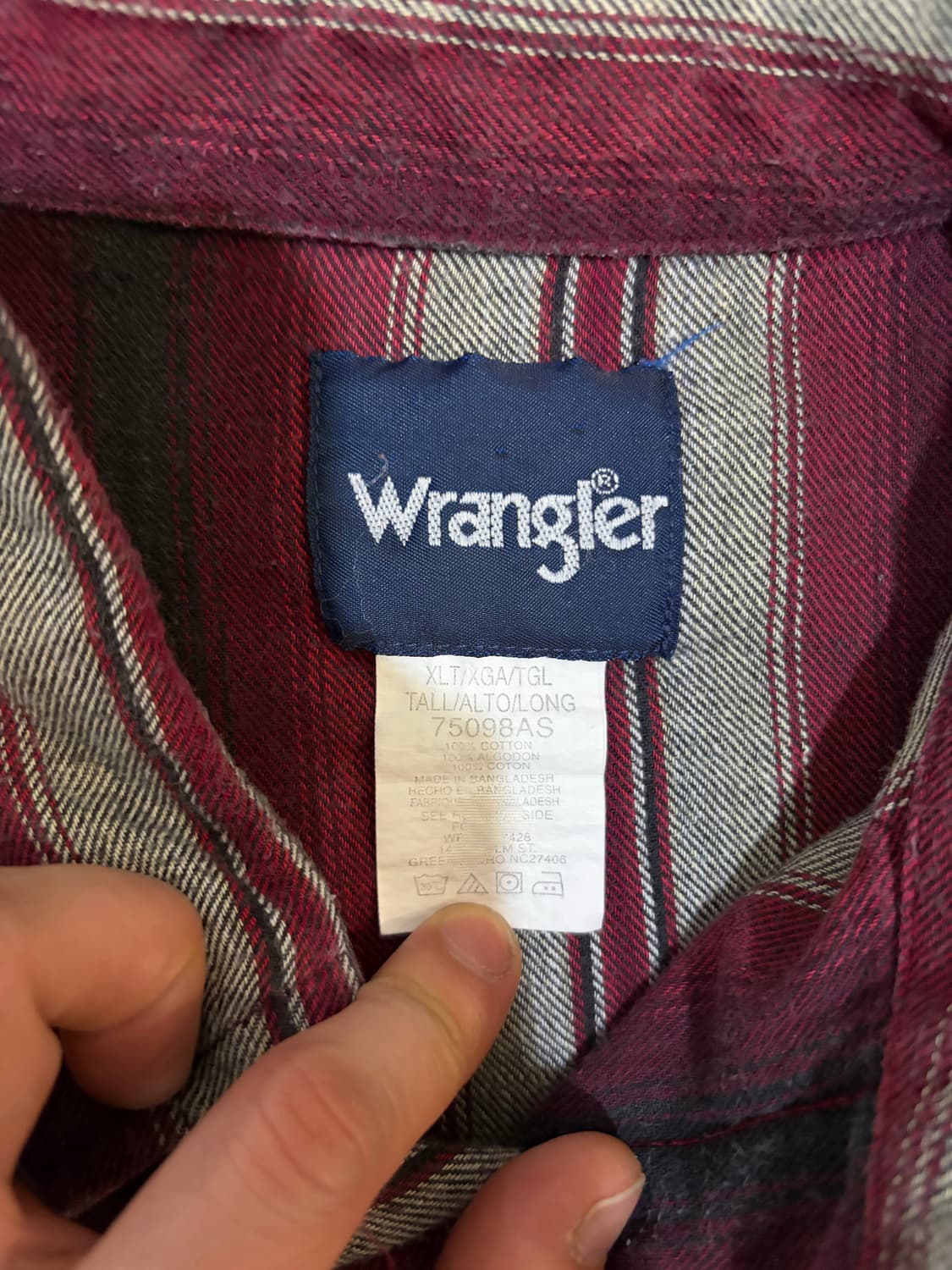 XL) 랭글러 웨스턴 셔츠 상품이미지3