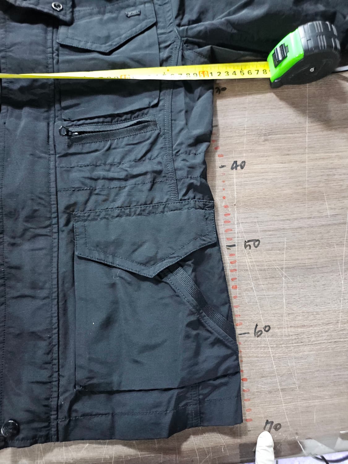 리바이스 블랙 야상 자켓  90  S 상품이미지8