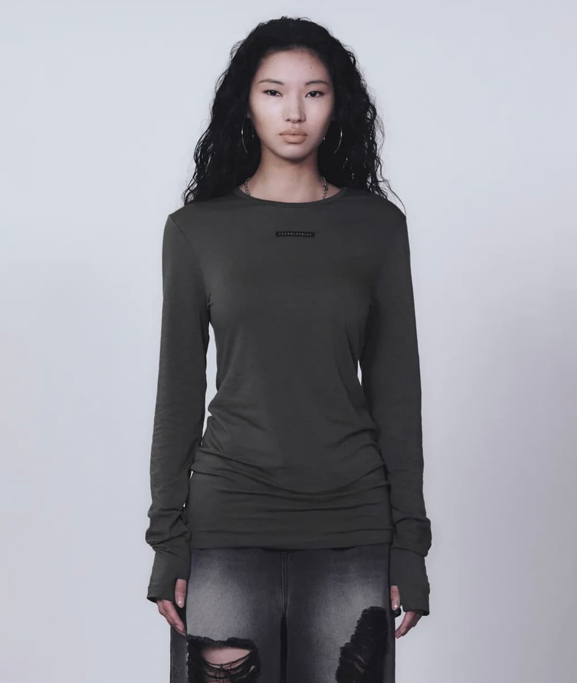 트리밍버드 Basic Label Long Sleeves 상품이미지1