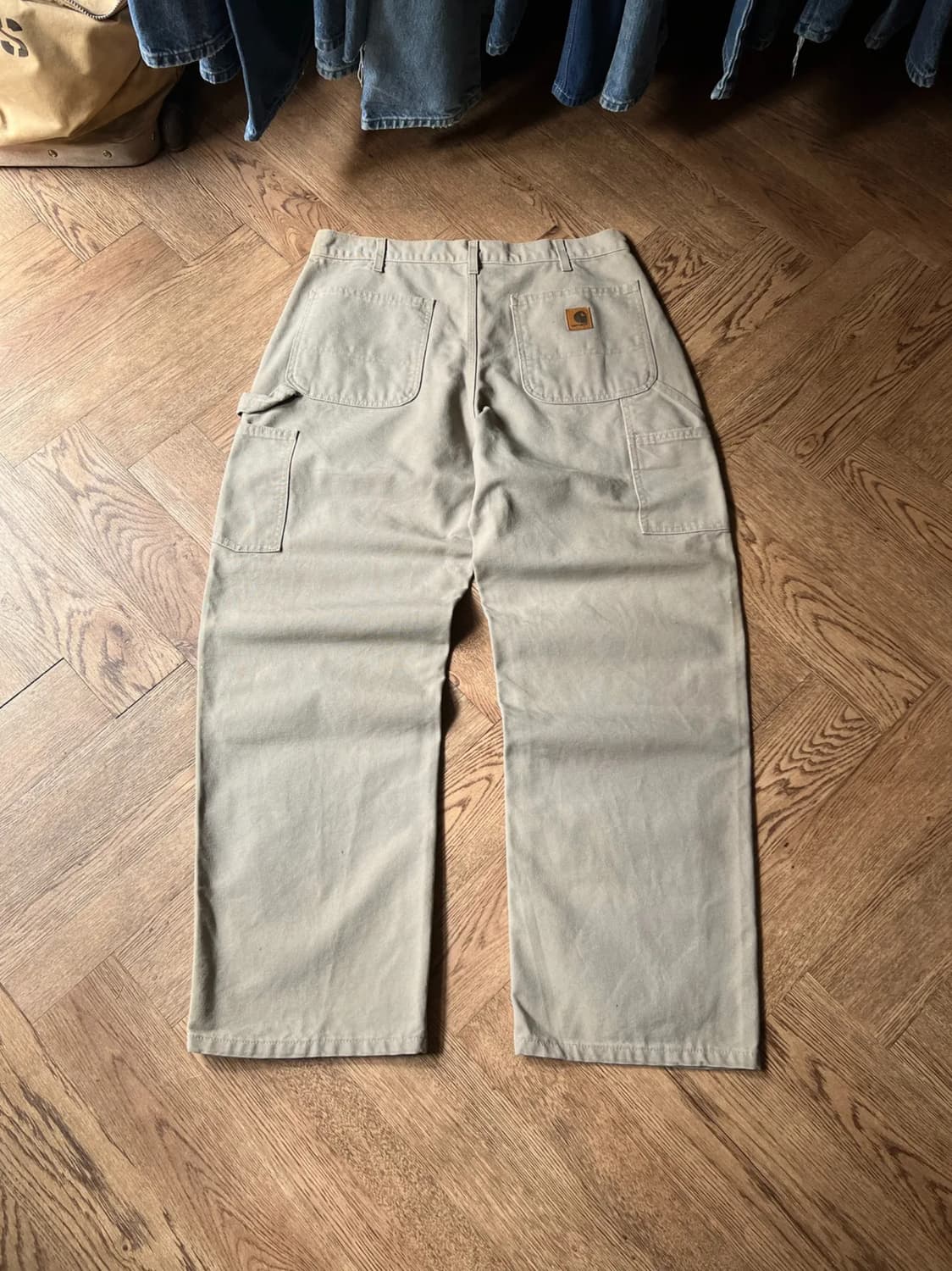 [34]칼하트 USA 덩가리핏 데저트 탄 싱글니 카펜터 워크 팬츠 상품이미지1