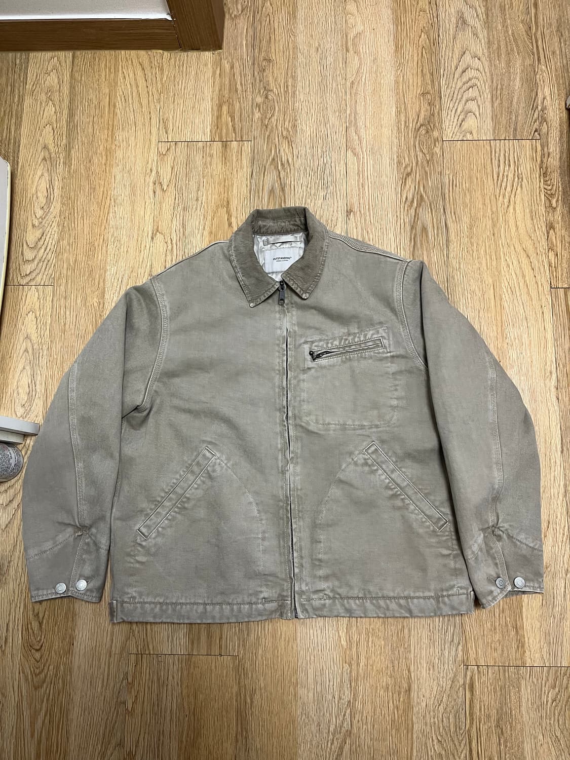 아웃스탠딩 빈티지 다잉 워크 자켓 상품이미지2